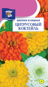 Цинния Цитрусовый коктейль смесь  купить