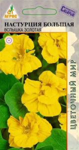 Настурция Большая Вспышка Золотая купить