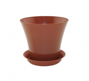 Кашпо Сити 0.6л терракотовый d11.5 h10 купить