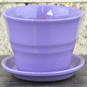 Горшок Колибри Глянец сиреневый 10.5см 0.35л купить