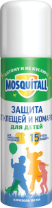 Аэрозоль  MOSQUITALL Н3  " Защита для детей " от клещей/150см3 купить