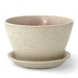 Горшок Беллита бел./зол. 12см 0.45л купить