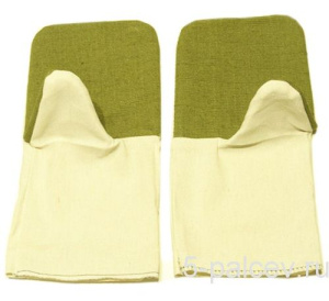 Рукавицы х/б с брезентовым наладонником 1 пара купить