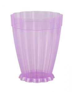 Горшок ФАНТАСТИКА 3л для ОРХИДЕИ с поддоном прозр.фиолет. М6798 купить