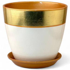 Горшок Поталь бутон валенсия бронза  4 из 4-х 21см 5.4л купить