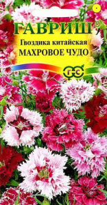 Гвоздика китайская Махровое Чудо, смесь  купить