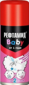 Репеллент Рефтамид® Baby от клещей и комаров 100мл 					 купить