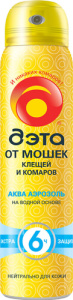 ДЭТА-АКВА аэрозоль мошек. и клещ.100мл купить