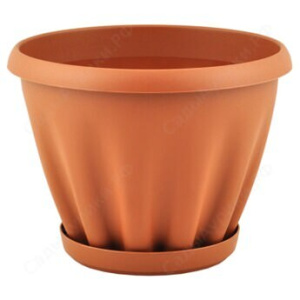 Горшок Знатный  1л с подд. (террак.)  купить