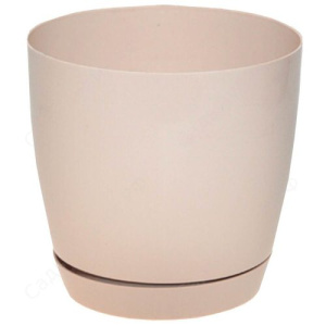 Кашпо Тоскана круг. 1.6л 13см нюдовый купить