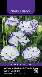 Эустома Супер Мэджик Капри Блю Пикоти крупноцв. купить