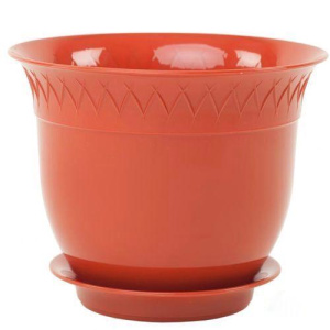 Горшок Лилия с подст.4л цв. в ассорт. купить