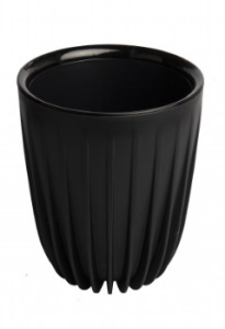 Кашпо Сигма 18л черный d30  h37 купить