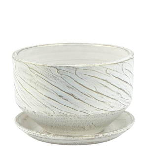 Горшок Безе бел/жемч плошка 1.7л 18см купить