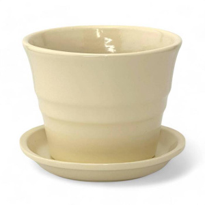 Горшок Колибри Глянец беж 10.5см 0.35л купить