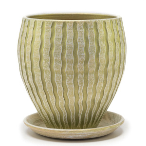 Горшок Мане оливка конус  18см 3.4л купить