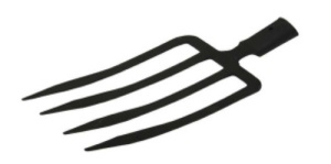 Вилы 4-х рогие садово-огородные сварные толщина прутка 10мм купить