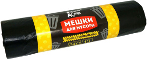Мешки 240л д/мусора профессионал.10шт/рул купить