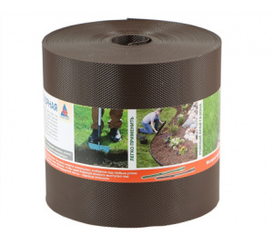 Лента Бордюрная 20см*30м Коричневая 1м/30м купить