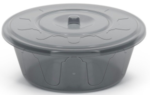 Таз "Хозяюшка" 10л с крышкой  м1294									 купить