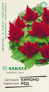 Целозия Кимоно Ред перистая Элитная клумба купить