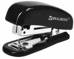 Степлер №10 МИНИ BRAUBERG " Classic", до 12 листов, с антистеплером, черный, 222544 купить