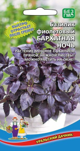 Базилик Бархатная Ночь фиолетовый   купить