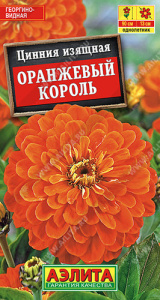 Цинния Оранжевый король  купить