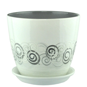 Горшок Роспись бутон эфир 3.2л 18см купить