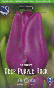 Тюльпан триумф "Deep Purple Rock" (1х10шт) купить