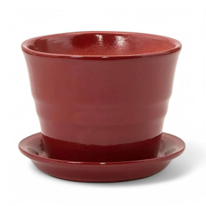 Горшок колибри Глянец вишневый 0.35л 10.5см купить