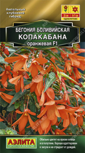 Бегония Копакабана F1 оранжевая, боливийская купить