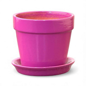 Горшок Глянец конус лиловый 0.18л 7,5см купить