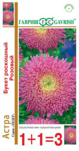 Астра Букет роскошный розовый серия 1+1 купить