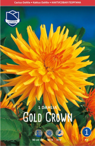 Георгина кактусовая Gold Crown /1шт купить