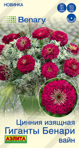 Цинния Гиганты Бенари вайн Benary купить