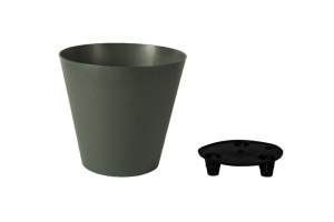 Кашпо Эко Конус 5.2л малахит d22,5 h21 купить