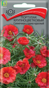 Портулак Солнечная страна красный крупноцветковая купить