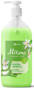 Мыло-крем жидкое 1 л GRASS MILANA "Алоэ Вера", дозатор, ш/к купить