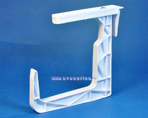 Держатель для балконного ящика белый купить