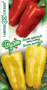 Перец Бизон желтый + Бизон красный  купить
