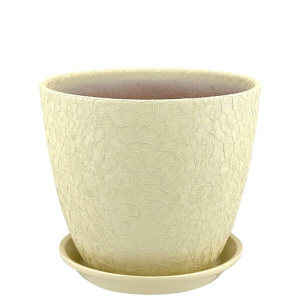 Горшок Винил бутон бежевый 1.7л 15см 2 из 4-х купить