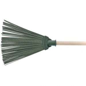 Метла полипропиленовая, 270 х 260 мм, веерная, с черенком 63227 купить