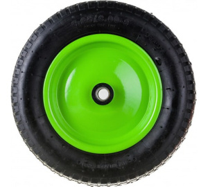 Колесо для тачки/тележки (полиуретан) 3,25/3,00-8 подшипник D20мм купить