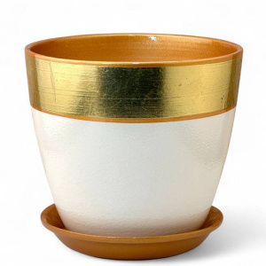 Горшок Поталь бутон валенсия бронза  3.8л 3 из 4-х 18см купить