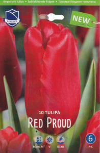 Тюльпан простой поздний "Red Proud" (1х10шт) купить