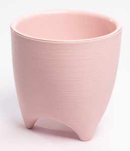 Кашпо Де Коста 2.25л розовая пудра, d16 h16 купить