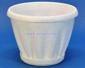 Горшок Знатный  3.9л с подд. (мрам.)  купить