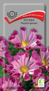 Космея Ракушка красная купить