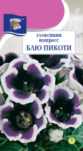 Глоксиния Импресс Блю Пикоти  купить